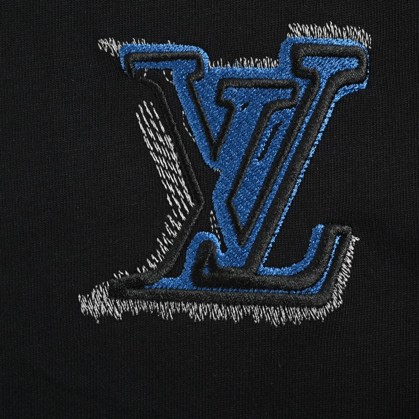 Louis Vuitton/Louis Vuitton short sleeves with front and rear letter logo embroidery
